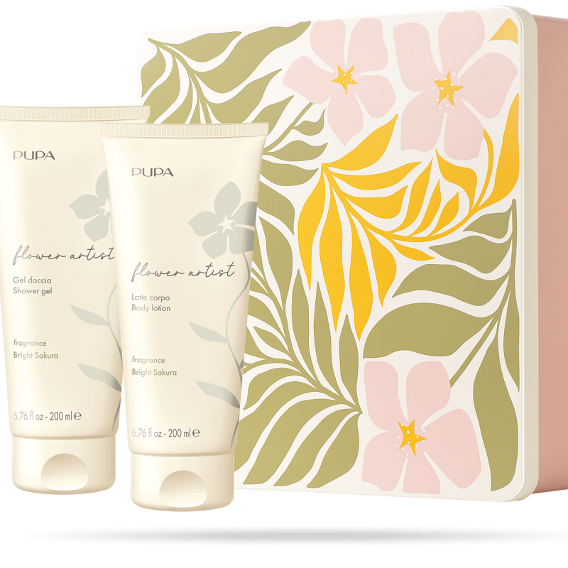 Flower Artist - Shower Gel and Body Milk in floral fragrances